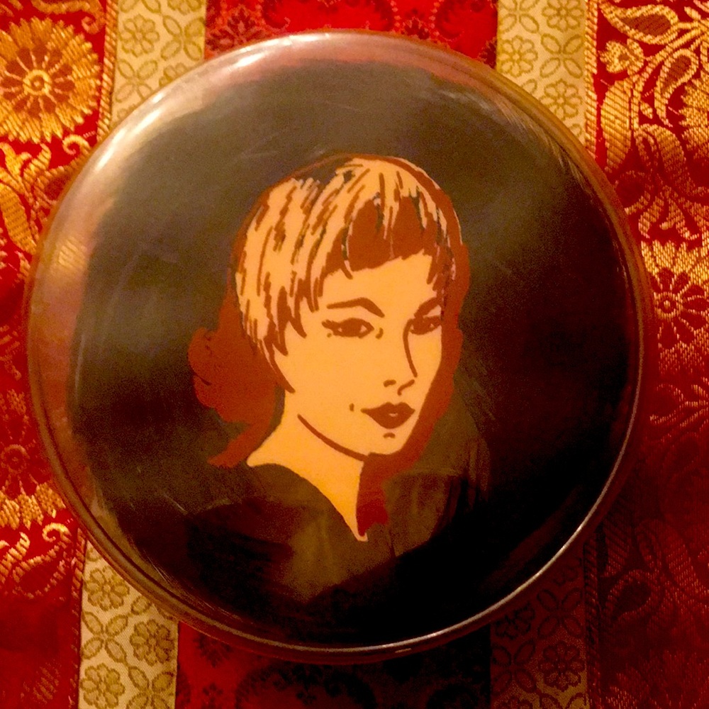 1950’s Black feather headband